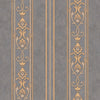 Luxury Deep Embossed Striped Wallpaper, Dark Washed Damask 3D Textured Wallcovering, Traditional, Large 114 sqft Roll, Living Room Wallpaper - Walloro High End Wallcoverings & More