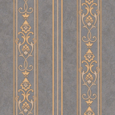 Luxury Deep Embossed Striped Wallpaper, Dark Washed Damask 3D Textured Wallcovering, Traditional, Large 114 sqft Roll, Living Room Wallpaper - Adawall -Houston Wallpaper Store - Walcoverings, Curtains & Wall Panels