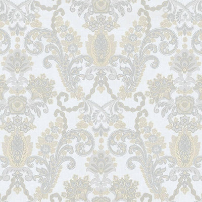 Luxury Deep Embossed Striped Wallpaper, Shiny Light Color Damask 3D Textured Wallcovering, Traditional, Large 114 sq ft Roll, Accent Wall - Adawall -Houston Wallpaper Store - Walcoverings, Curtains & Wall Panels