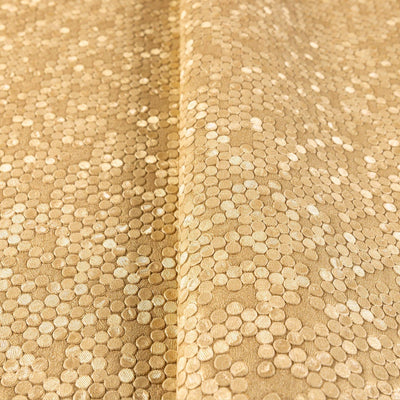 Luxury Gold Embossed Wallpaper, Home Wall Decor, Aesthetic Wallpaper, Textured Wallcovering Non-Adhesive- 41.7”W X 393”H - Adawall -Houston Wallpaper Store - Walcoverings, Curtains & Wall Panels