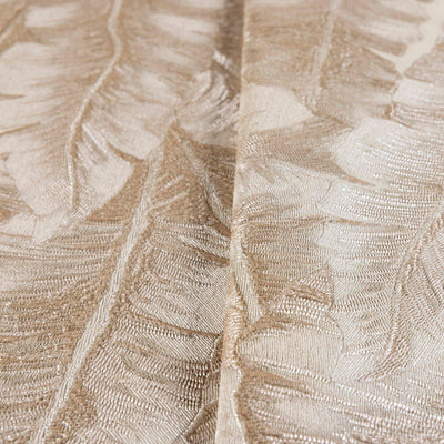 Luxury Leaf Pattern Wallpaper, Beige Embossed Botanical Tropical Exotic Wallcovering, Plants Tropical Design - Adawall -Houston Wallpaper Store - Walcoverings, Curtains & Wall Panels