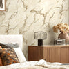 Luxury Marble Pattern Wallpaper, Beige 3D Embossed Textured Stone Design Realistic Wallcovering - Walloro High End Wallcoverings & More