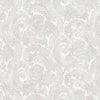 Luxury Paisley Wallpaper, Rich Textured Wallcovering, Traditional, Extra Large 114 sq ft Roll, Washable, Home Decor, White - Walloro High End Wallcoverings & More