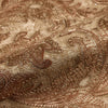 Luxury Sparkling Deep Embossed Damask Wallpaper, Light Brown, Copper Beautiful Flocked Shimmering Rich Textured Wallcovering - Walloro High End Wallcoverings & More