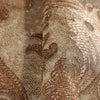 Luxury Sparkling Deep Embossed Damask Wallpaper, Light Brown, Copper Beautiful Flocked Shimmering Rich Textured Wallcovering - Walloro High End Wallcoverings & More