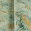 Marbled Wallpaper, Rich Textured Wallcovering, Large 114 sq ft Roll, Washable, Green Metallic Rusted Effect, Abstract Wallpaper, Distressed - Walloro High End Wallcoverings & More