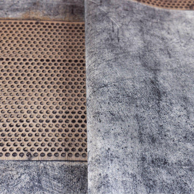 Metallic Industrial Textured Wallpaper, Dark Blue, Brown Rustic Aged Weathered Pattern Wallcovering, Large 114 sq ft Roll - Adawall -Houston Wallpaper Store - Walcoverings, Curtains & Wall Panels