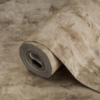 Modern Abstract Distressed Wallpaper, Rich Textured Embossed Wallcovering, Traditional, Elegant Wallpaper, Extra Large 114 sq ft Roll, Beige - Adawall -Houston Wallpaper Store - Walcoverings, Curtains & Wall Panels