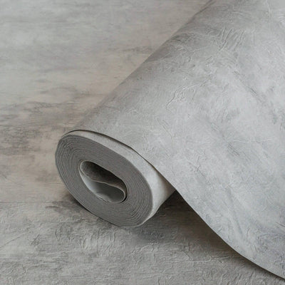 Modern Abstract Distressed Wallpaper, Rich Textured Embossed Wallcovering, Traditional, Elegant Wallpaper, Extra Large 114 sq ft Roll, Ivory - Adawall -Houston Wallpaper Store - Walcoverings, Curtains & Wall Panels