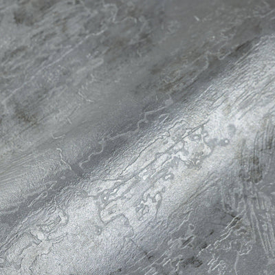 Modern Abstract Distressed Wallpaper, Rich Textured Embossed Wallcovering, Traditional, Stylish, Extra Large 114 sq ft Roll, Metallic Silver - Adawall -Houston Wallpaper Store - Walcoverings, Curtains & Wall Panels