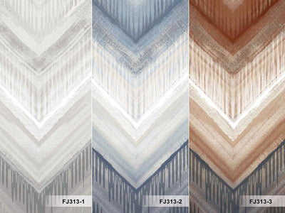 Modern Chevron Wall Mural, Blue Oversized Large Herringbone Wallpaper, Custom Size Geometric Wall Covering, Non-Woven, Non-Pasted, Removable - Adawall -Houston Wallpaper Store - Walcoverings, Curtains & Wall Panels