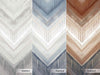 Modern Chevron Wall Mural, Brown Oversized Large Herringbone Wallpaper, Custom Size Geometric Wall Covering, Non-Woven, Non-Pasted, Removable - Adawall -Houston Wallpaper Store - Walcoverings, Curtains & Wall Panels