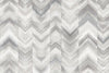 Modern Chevron Wall Mural, White Oversized Large Herringbone Wallpaper, Custom Size Geometric Wall Covering, Non-Woven, Non-Pasted, Removable - Walloro High End Wallcoverings & More