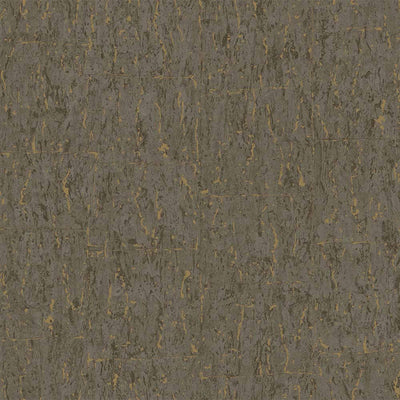 Modern Cork Dark Gray Embossed Wallpaper, Gold Shiny Rich Textured Wallcovering, Traditional, Camper Van Log Cabin, 114 sq ft Roll, Metallic - Adawall -Houston Wallpaper Store - Walcoverings, Curtains & Wall Panels