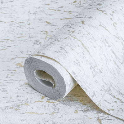 Modern Cork Embossed Wallpaper, Rich Textured Wallcovering, Gray, Traditional, Camper Van Log Cabin Decor, Large 114 sq ft Roll, Washable - Adawall -Houston Wallpaper Store - Walcoverings, Curtains & Wall Panels