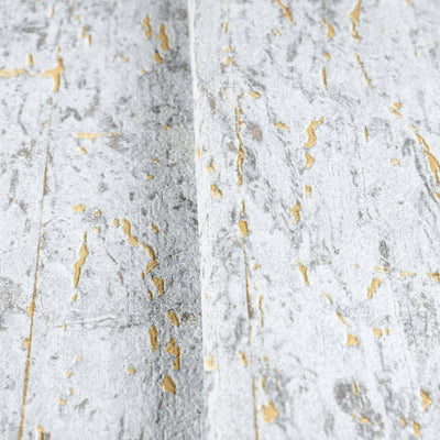 Modern Cork Embossed Wallpaper, Rich Textured Wallcovering, Gray, Traditional, Camper Van Log Cabin Decor, Large 114 sq ft Roll, Washable - Adawall -Houston Wallpaper Store - Walcoverings, Curtains & Wall Panels