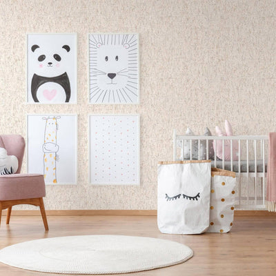 Modern Cork Embossed Wallpaper, Rich Textured Wallcovering, Traditional, Camper Van Log Cabin Decor, Extra Large 114 sq ft Roll, Washable - Adawall -Houston Wallpaper Store - Walcoverings, Curtains & Wall Panels