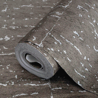 Modern Cork Embossed Wallpaper, Rich Textured Wallcovering, Traditional, Camper Van Log Cabin, Large 114 sq ft Roll, Washable, Dark Neutral - Adawall -Houston Wallpaper Store - Walcoverings, Curtains & Wall Panels