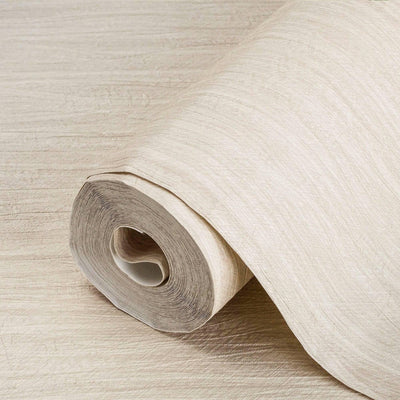 Modern Cream Embossed Wallpaper, Ivory 3D Linen Textured, Wallcovering, Traditional, Extra Large 114 sq ft Roll, Fabric Feel, Beige - Adawall -Houston Wallpaper Store - Walcoverings, Curtains & Wall Panels