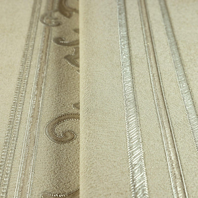 Modern Deep Embossed Striped Wallpaper, Shiny Light Yellow Green Damask 3D Textured Wallcovering, Traditional, Large 114 sq ft Roll, Accent Wall - Adawall -Houston Wallpaper Store - Walcoverings, Curtains & Wall Panels