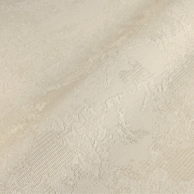 Modern Deep Embossed Wallpaper, Cream Solid Color Plain Elegant Sparkling Glittering Wallcovering, Easy Clean, Abstract, Plain, Non-Woven - Adawall -Houston Wallpaper Store - Walcoverings, Curtains & Wall Panels