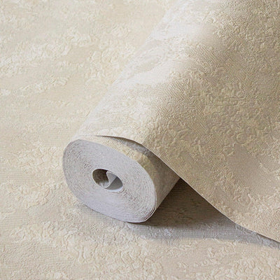 Modern Deep Embossed Wallpaper, Light Tan Solid Color Plain Elegant Sparkling Glittering Wallcovering, Easy Clean, Abstract, Plain, Non-Woven - Adawall -Houston Wallpaper Store - Walcoverings, Curtains & Wall Panels
