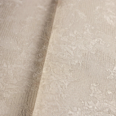 Modern Deep Embossed Wallpaper, Light Tan Solid Color Plain Elegant Sparkling Glittering Wallcovering, Easy Clean, Abstract, Plain, Non-Woven - Adawall -Houston Wallpaper Store - Walcoverings, Curtains & Wall Panels