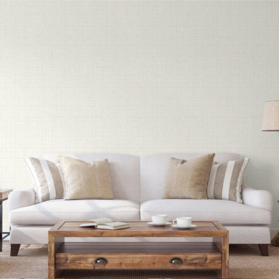 Modern Embossed Geometric Vanilla Home Wall Decor, Aesthetic Wallpaper, Textured Wallcovering Non-Adhesive and Non-Peel - Adawall -Houston Wallpaper Store - Walcoverings, Curtains & Wall Panels