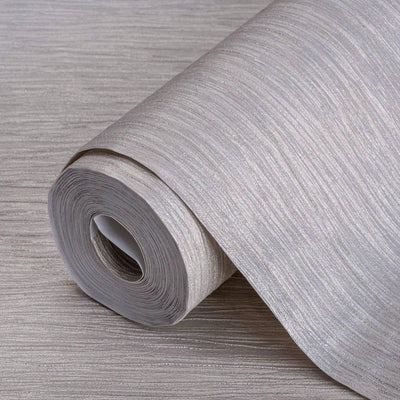 Modern Embossed Wallpaper, Shiny Beige 3D Linen Textured, Wallcovering, Traditional, Extra Large 114 sq ft Roll, Fabric Feel - Adawall -Houston Wallpaper Store - Walcoverings, Curtains & Wall Panels