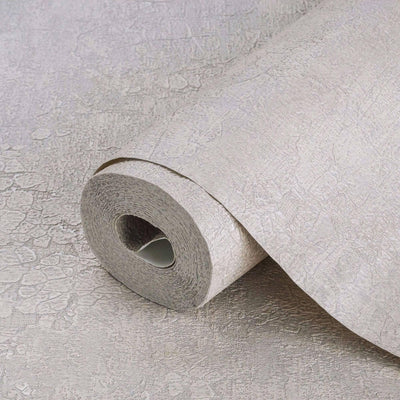 Modern Gray Embossed Wallpaper, Home Wall Decor, Aesthetic Wallpaper, Textured Wallcovering Non-Adhesive - 41.7”W X 393”H - Adawall -Houston Wallpaper Store - Walcoverings, Curtains & Wall Panels
