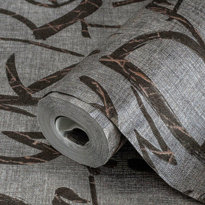 Modern Letters Wallpaper, Silver Rich Textured Wallcovering, Traditional, Kids Room, Large 114 sq ft Roll, Washable, Alphabets Wallpaper - Adawall -Houston Wallpaper Store - Walcoverings, Curtains & Wall Panels