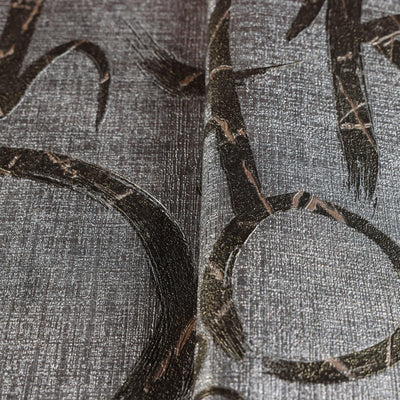 Modern Letters Wallpaper, Silver Rich Textured Wallcovering, Traditional, Kids Room, Large 114 sq ft Roll, Washable, Alphabets Wallpaper - Adawall -Houston Wallpaper Store - Walcoverings, Curtains & Wall Panels