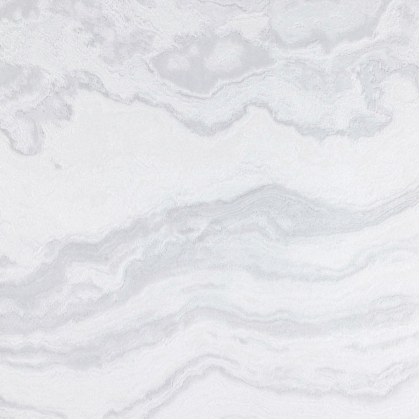 Modern Light Color Marble Wallpaper, White Home Wall Decor, Marbled Textured Wall Covering Non-Adhesive, Non-Peel and Stick, 177 sq ft Roll - Adawall -Houston Wallpaper Store - Walcoverings, Curtains & Wall Panels