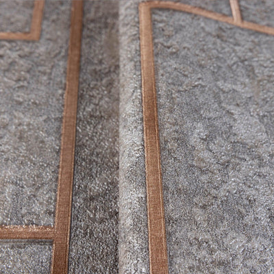 Modern Lines Geometric Wallpaper, Dark Brown Contemporary 3D Embossed Wallcovering, Abstract Bold Wall Decor - Adawall -Houston Wallpaper Store - Walcoverings, Curtains & Wall Panels
