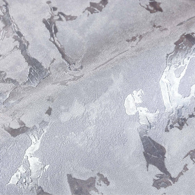 Modern Marbled Gray Sliver Spark Embossed Wallpaper, Shiny Home Wall Decor, Luxury, Textured Wallcovering Non-Pasted, Durable, Washable - Adawall -Houston Wallpaper Store - Walcoverings, Curtains & Wall Panels