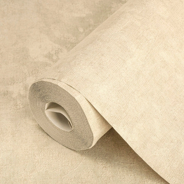 Modern Solid Color Embossed Textured Wallpaper, Light Neutral Contemporary Wallcovering, Monochromatic, Non-Woven - Adawall -Houston Wallpaper Store - Walcoverings, Curtains & Wall Panels