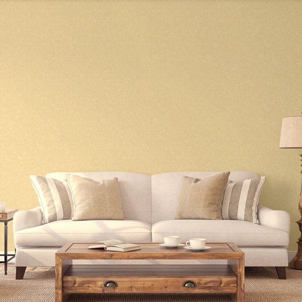 Modern Solid Color Embossed Textured Wallpaper, Light Yellow Contemporary Wallcovering, Monochromatic, Non-Woven - Adawall -Houston Wallpaper Store - Walcoverings, Curtains & Wall Panels