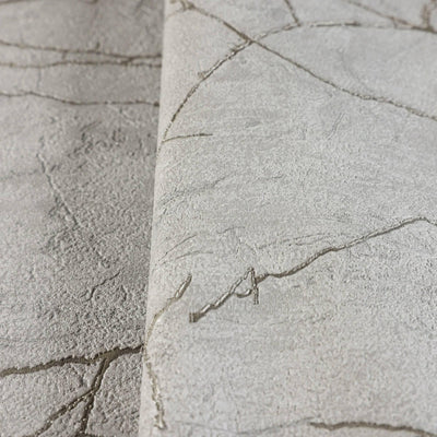 Modern Stone Embossed Wallpaper, Light Gray Vein Pattern, Abstract Marble Design Home Wall Decor, Aesthetic Wallpaper, Textured Wallcovering - Adawall -Houston Wallpaper Store - Walcoverings, Curtains & Wall Panels