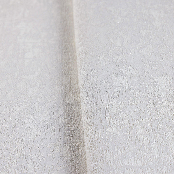 Modern Textured Wallpaper, White Solid Color Sparkling Light Neutral Colors Non-Pasted Wallcovering, Plain Abstract Design - Adawall -Houston Wallpaper Store - Walcoverings, Curtains & Wall Panels
