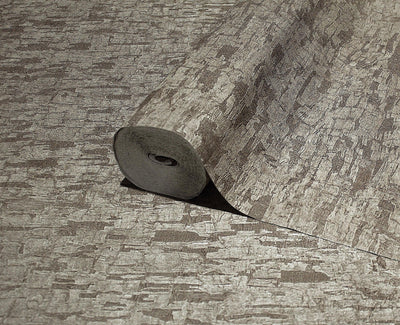 Neutral Cork Wood Bark Wallpaper, Wood Grain Tree Trunk Deep Embossed Rich Textured Wallcovering - Adawall -Houston Wallpaper Store - Walcoverings, Curtains & Wall Panels