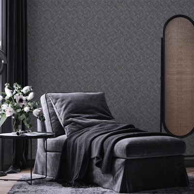 Neutral Geometric Modern Textured Wallpaper, Contemporary Minimalist Wallcovering, Wall Accent - Adawall -Houston Wallpaper Store - Walcoverings, Curtains & Wall Panels