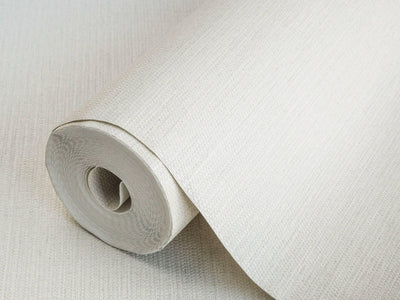 Off White Jute Basket Weave Textured Wallpaper, Solid Color Modern Plain Wallcovering - Adawall -Houston Wallpaper Store - Walcoverings, Curtains & Wall Panels