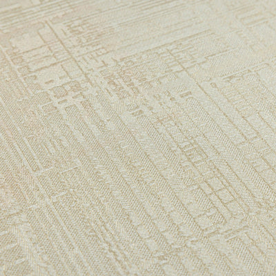 Off White Modern Abstract Geometric Wallpaper, Stylish 3D Embossed Neutral Colors Wallcovering - Adawall -Houston Wallpaper Store - Walcoverings, Curtains & Wall Panels