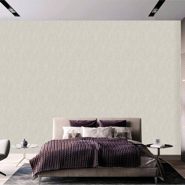 Off White Modern Solid Color Embossed Wallpaper, Minimalist Classical Wallcovering, Washable - Adawall -Houston Wallpaper Store - Walcoverings, Curtains & Wall Panels