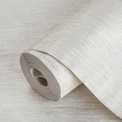 Off White Thin Modern Striped Wallpaper, Deep Embossed Textured Modern Wallcovering - Adawall -Houston Wallpaper Store - Walcoverings, Curtains & Wall Panels