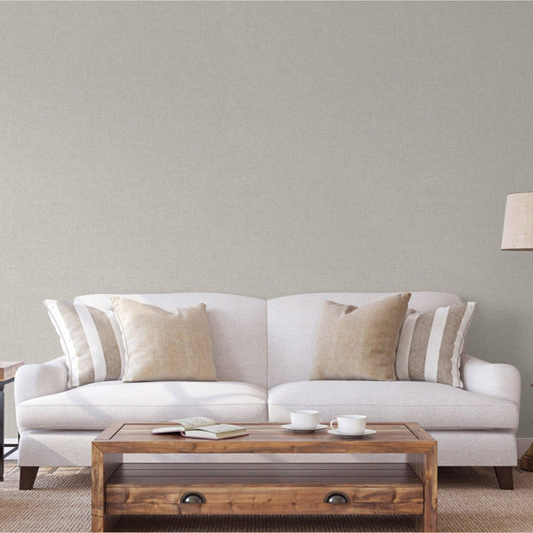 Plain Solid Color Textured Wallpaper, Gray Modern Minimalist Wallcovering, Washable Roll, Large 114 sq ft Roll - Adawall -Houston Wallpaper Store - Walcoverings, Curtains & Wall Panels