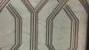 Geometric Wallpaper, 3D Embossed Modern Flocked Wallcovering, Gray Fabric Touch Contemporary Washable, Extra Large 177 sq ft Roll