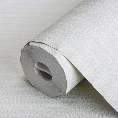 Shiny 3D Embossed Striped Wallpaper, Light Gray Plain Color Textured Wall Paper - Adawall -Houston Wallpaper Store - Walcoverings, Curtains & Wall Panels