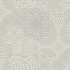 Silver Damask Quilted 3D Embossed wallpaper, Flocked Rich Textured Velvet Feel Luxury Wallcovering - Adawall -Houston Wallpaper Store - Walcoverings, Curtains & Wall Panels