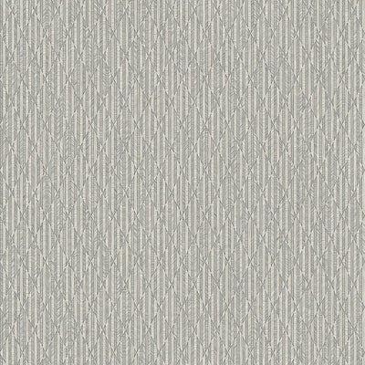 Silver Diamond Shapes Wallpaper, Shiny 3D Deep Embossed Lines Stylish Modern Wallcovering - Adawall -Houston Wallpaper Store - Walcoverings, Curtains & Wall Panels